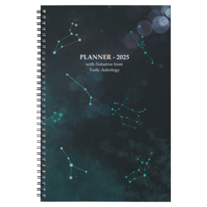 Atma Occult Planner 2025 with Nakshatras from Vedic Astrology